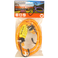 Bungee Cord Heavy Duty With Hooks 90cm Length Weather Resistant Orange