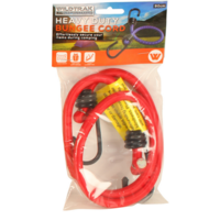 Bungee Cord Heavy Duty With Hooks 90cm Length Weather Resistant Red