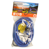 Bungee Cord Heavy Duty With Hooks 120cm Length Weather Resistant Blue