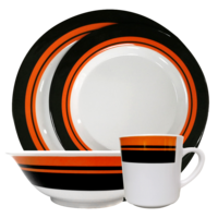 Camping Dinner Set Melamine 16 Pieces BPA Free Mugs, Bowls, Plates