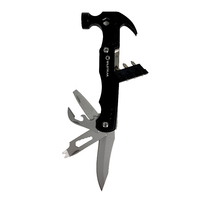Multi Tool 14 In 1 Function With Hammer Black 1 Piece Includes Nylon Pouch