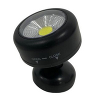 LED Corner Light Camping Magnetic 7x8cm 360 Degree Rotation Black