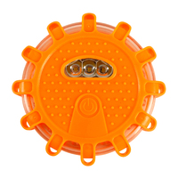 Warning Light 15 LEDs 9x3cm Magnetic With Hook, Water Resistant, Orange