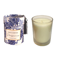 Maine & Crawford 220g Scented Glass Candle "Presence" from The Indigo Collection