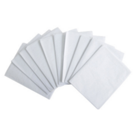 Disposable Toilet Seat Cover 10 Pack 42x38cm Biodegradable White