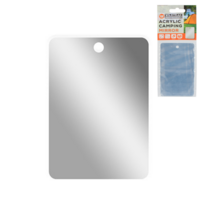 Acrylic Travel Mirror 11x7cm With Lanyard Hole, Lightweight Portable