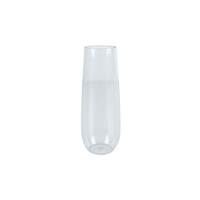 Tritan Stemless Champagne Flute 266ml 1 Piece BPA Free Plastic Travel Cup