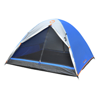 Tanami 3 Person Dome Camping Outdoor Tent Blue