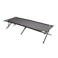 Camp Stretcher Bed 195x66x41cm Compact Includes Carry Bag 120kg Rated