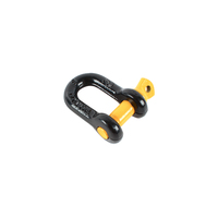 Thorny Devil D Shackle 1500kg Rated 11mm Heavy Duty Black Finish