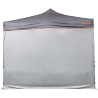 Gazebo Side Wall Solid Waterproof 2.4m Width In Carry Bag Silver