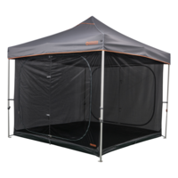 Portable 3m Gazebo + Mesh Tent Attachment Set Full Bug/Insect Protection