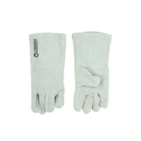 Leather Glove Set White One Size Heavy Duty Waterproof