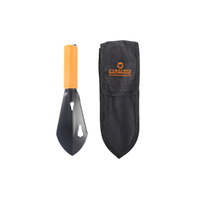 7 Function Mini Hand Shovel 28x8cm Serrated Edges Includes Pouch