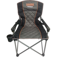 Nannup Solid Camp Chair Seat Cushioned 104x60x59cm 136kg Rated