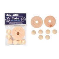 8pce Cedar Moth Balls with Cedar Rings Protect Clothes from Insects