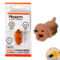 Cable Muncher Cable Protector Brown Dog 1 Piece Cute Design Easy Install