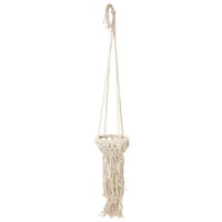 120cm Hanging Macrame Plant Hanger in Natural Boho Style