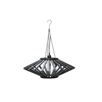 1pce 21x52cm Spike Black Pendant Hanging Ceiling Light Designer Industrial Shape Wood