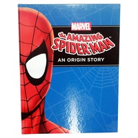 Marvel Superheroes "An Origin Story" Hardcover Book A4, Kids Reading & Fun Comics-Spiderman