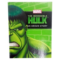 Marvel Superheroes "An Origin Story" Hardcover Book A4, Kids Reading & Fun Comics-Hulk