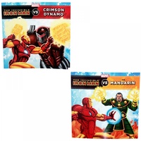 2pce Marvel Superhero Iron Man Defeat Villains Story Books, Kids Reading & Fun Comics