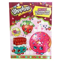 Shopkins Deluxe Colouring In And Activity Book, Kids Fun For Girls, 48 Pages