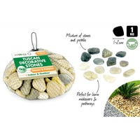 1kg Bag of Decorative Garden Stones / Pebbles