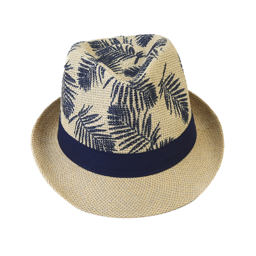 1pce Straw Beige Colour Fedora Design Hats Party Style Fashion Unisex