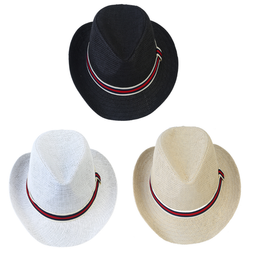 Cowboy Hats Bundle Set 3 Pieces Party & Events Style Straw Material