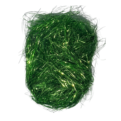 Green Foil Tinsel Fuzz Shredded Metallic Spray Wedding Party Decorations