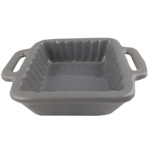 1pce 8.4cm Small Ramekin Ceramic Grey Saucer Cafe's Restaurants 
