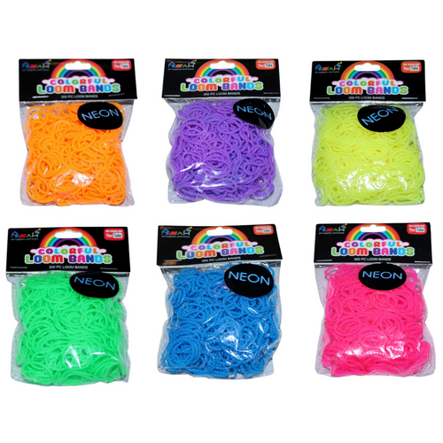 1800pce Mega Mix Loom Bands Kit, Mixed Colours Value Bundle.