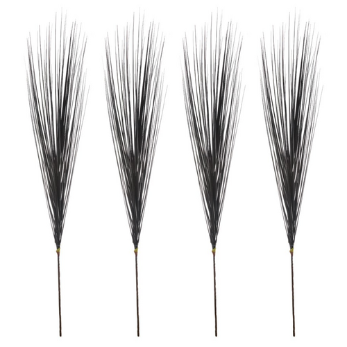 4pce Brown Display Grass Stem 150cm Artificial Plant / Flower Filler