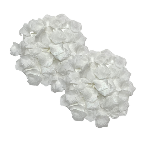 240 Scented White Rose Petals 5x5cm, Weddings, Valentines Day, Party Theming