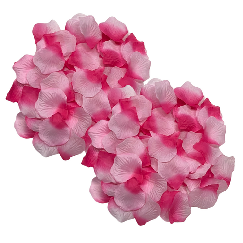 240 Scented Light Pink Rose Petals 5x5cm Weddings, Valentines Day, Party Theme