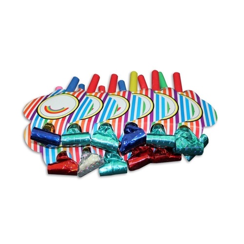 12pce Blow Outs Rainbow Theme Party 13cm Great for Theming for Birthday
