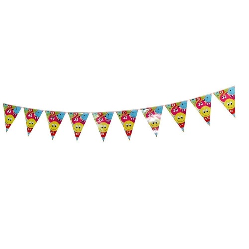 Happy Birthday 2m Party Bunting Flags Paper with Quality Stitched Joinings MQ311