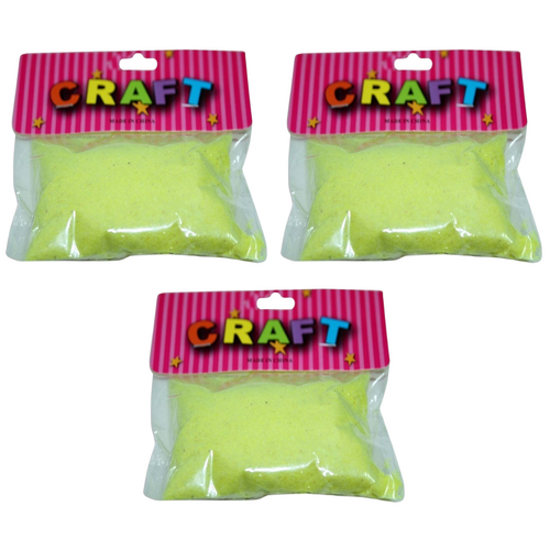 410g Yellow Fine Sand for Craft, Epoxy Resin Art, Weddings & Candle Home Decoration