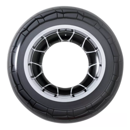 Inflatable Swim Ring Black Tyre Design 1pce 120cm/47" Diameter Kids Pool Toy