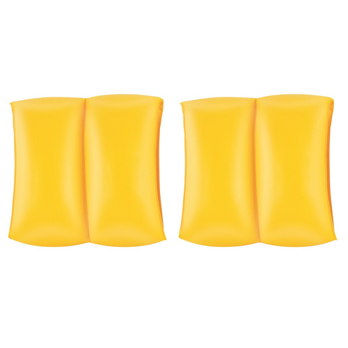 Inflatable Arm Bands for Kids Swimming Training Set 20cm Yellow Colour