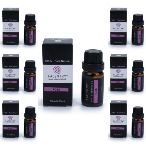10x 10ml Rose Pure Essential Oil Set Scent Fragrance Aromatherapy