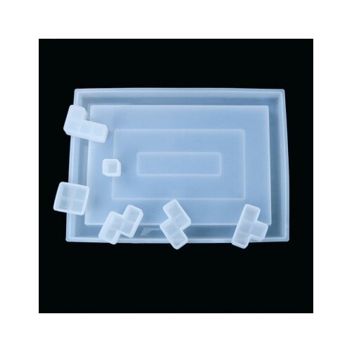 9pce Tetris Game Puzzle Silicone Molds For Epoxy Resin DIY Decorative Art & Craft
