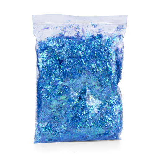 20g Blue Glitter Flakes Metallic Iridescent Colour Arts & Crafts Or Epoxy Resin