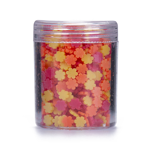 20g Orange Flowers Confetti Mix Ins for Epoxy Resin Art In Tubs Pour Craft