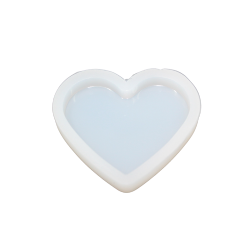 6cm Heart Silicone Mold For Epoxy Resin DIY Jewellery Necklace Pendant Art