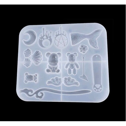 Kids Trinkets/Objects Silicone Mold For Epoxy Resin DIY Art Project