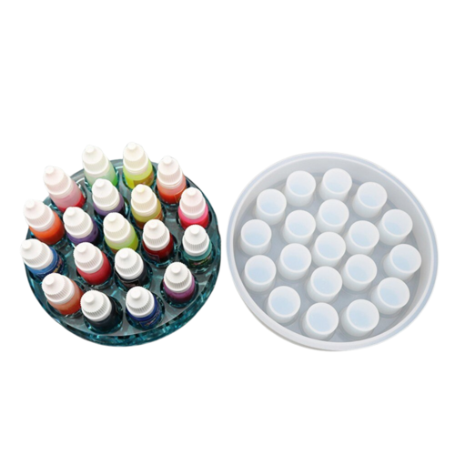 Makeup, Tools, Paint Holder Silicone Mold For Epoxy Resin DIY Beauty Organiser