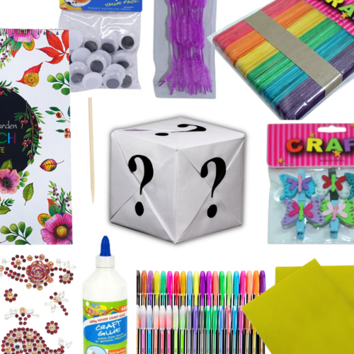 Mystery Gift Box Surprise (1) Craft & Scrapbooking Bundle Set