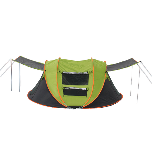Pop Up Tent for Outdoors & Camping  5-8 Person 2.8x2x1.2m Green & Grey 